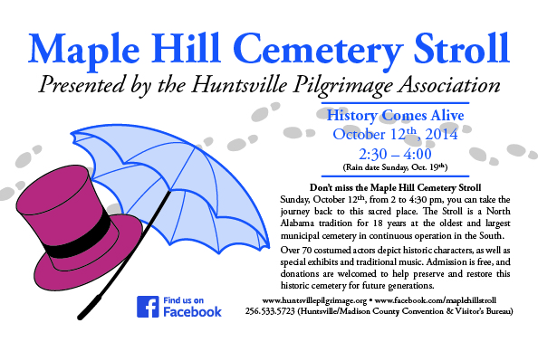 Ad Treatment for the Maple Hill Cemetary Walk